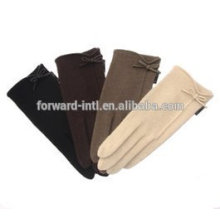 New arrival beautiful design hot sale elegant ladies cashmere gloves